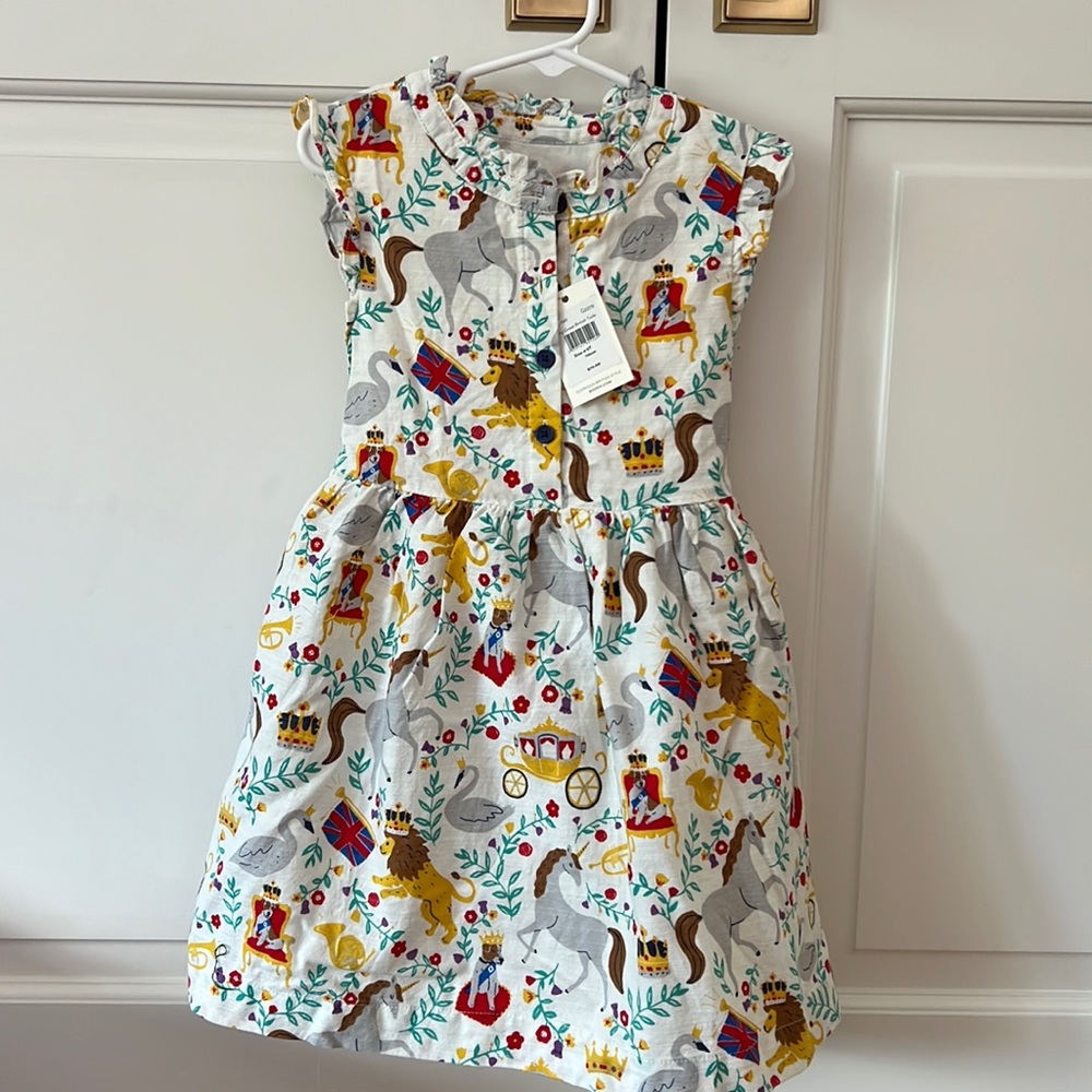 Mini Boden British Crown dress
